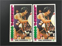 1976 Topps Gail Goodrich Cards #125 HOF