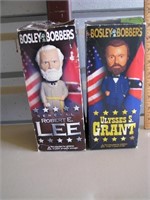 General Grant and Lee Bobble heads