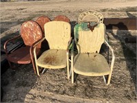 LL4- Vintage Metal Chairs