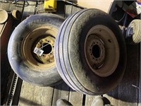 2 11L-15 implement tires & rims