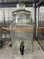 Glass drink container