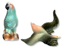 Two (2) Vintage Bird Ceramic Collectibles