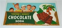 CHOCOLATE SODA POP ADVERTISING SIGN