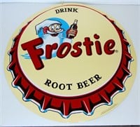 FROSTIE ROOT BEER SODA POP ADVERTISING