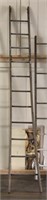 Wood Barn Ladder 17 x 112H