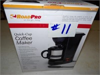 Road-Pro quick cup 12 volt coffee maker