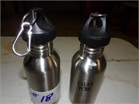 2) Clean and Pure SS 500ml water bottles