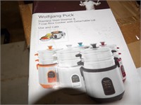 Wolfgang Puck SS steamer/ rice cooker