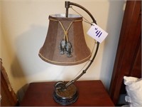 fishing themed table lamp