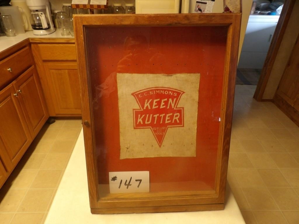 Keen Kutter display case