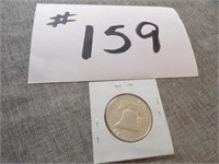1955 Franklin half dollar