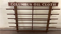 Columbus Oil Cloth Retail Display
 W57 H39 D6
