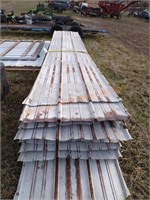 Large stack of metal roofing/siding