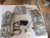 Military Items, Goggles, Water Bag and More