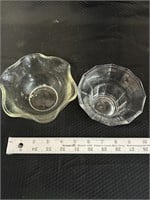 Lot of Small Vintage Glass Bowls and Candleholders