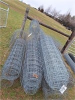 Approx. (20) Partial Rolls Fence Wire