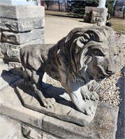 Concrete Lion Statue
