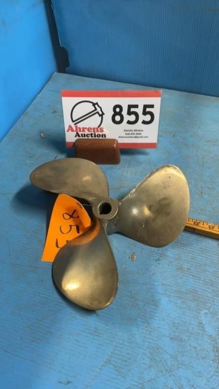 BOAT PROPELLER -12 IN-BRASS