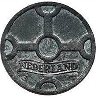 1942 1 Cent Coin Nederland Netherlands