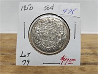 1950 50 CENT COIN