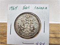 1964 50 CENT COIN AU