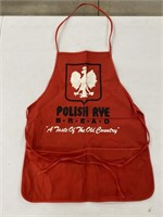 Vintage Polish Rye Bread Advertising Apron