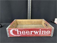 Cheerwine Salisbury, NC Wooden Drink Crate