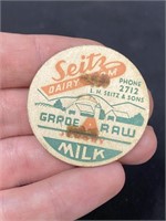 Scarce, Seitz Dairy Newton, NC Milk Cap