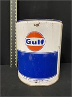 Gulf Dog Ear Five Gallon Oil Can
