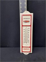 Chevrolet Metal Advertising Thermometer