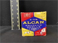 Vintage Alcan Shotgun Shells Box Graphic