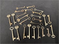 Nice Group of Antique Skeleton Keys