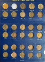 US Coins Lincoln Cent Collection in old Whitman Al