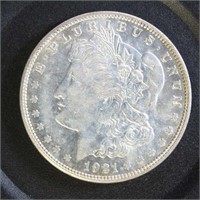 US Coins 1921-S Morgan Silver Dollar BU
