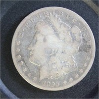 US Coins 1895-S Morgan Silver Dollar, circulated