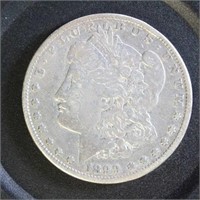 US Coins 1899 Morgan Silver Dollar, circulated