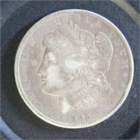 US Coins 1902 Morgan Silver Dollar, circulated