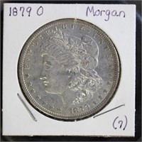 US Coins 1879-O Morgan Silver Dollar, circulated