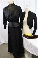 1920/30s Black "Mourning" Dress Clothes