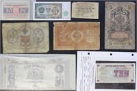 Worldwide Paper Money mixed group, mostly uncircul