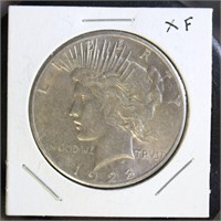 US Coins 1928 Peace Silver Dollar, circulated