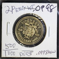 Barbados Coins 1975 $100 Gold Coin, proof