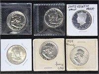US Coins Silver Lot including 1 Eisenhower Silver