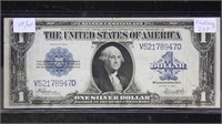 US Paper Money Silver Certificate, $1 Large size