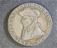 Great Britain Coin, 1794 half penny, XF condition