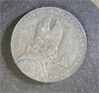 Great Britain Coin, 1793 half penny, XF condition