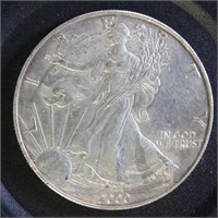 US Coins 2000 Silver Eagle, circulated