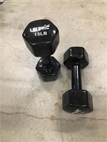 Hand Weights 15lb Set of 2