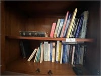 2- Shelves of Miscellaneous Books