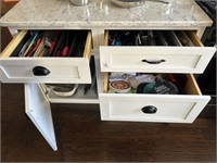 Contents of Drawers and Cabinet